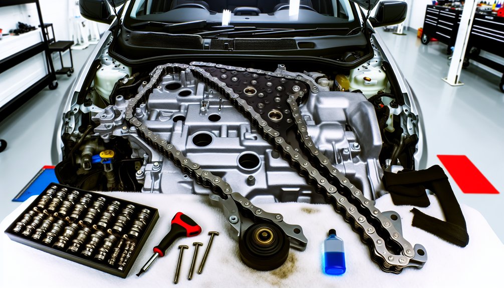 istezanje lanca oštećenje motora