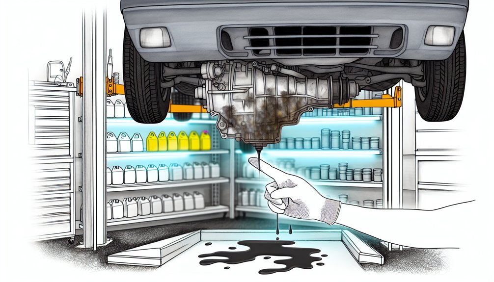 upozorenje o curenju ulja iz mjenjača