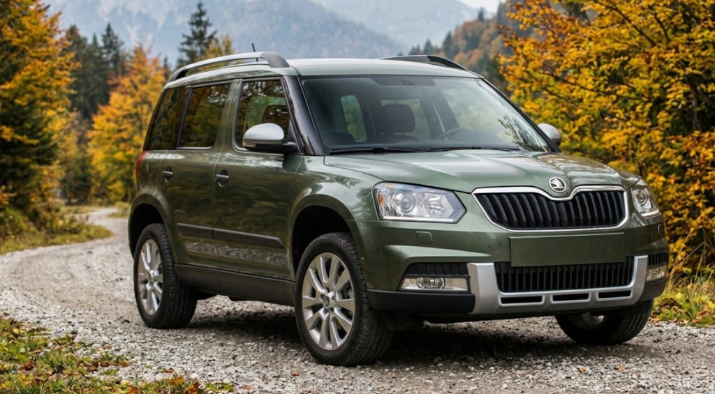 Skoda Yeti na offroad cesti