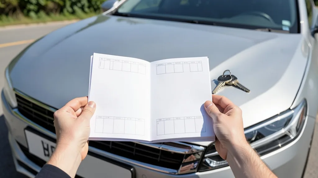 Servisna knjižica i ključevi rabljenog automobila
