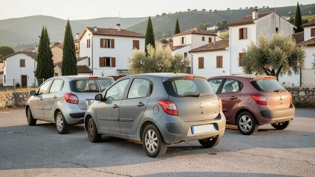 Rabljeni mali automobili na placu u Hrvatskoj