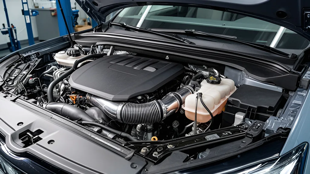 Motorni prostor Volva V60 s dvolitrenim četverocilindričnim dizelskim motorom